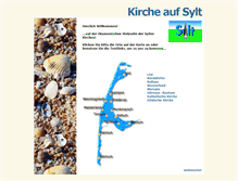 Tablet Screenshot of kirche-auf-sylt.de